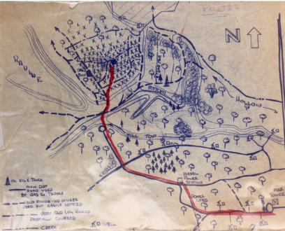picture of a topographic map